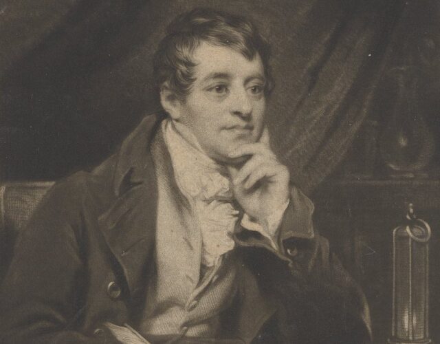 Portrait of Sir Humphrey Davy Bar't., after 1821.